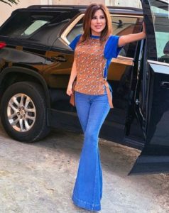 اطلالة الفنانة نجوى كرم خلال عيد الفطر 2020