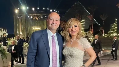 عمرو أديب ولميس الحديدي