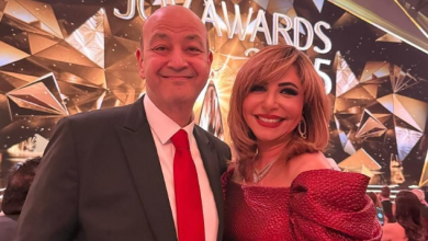 عمرو أديب ولميس الحديدي