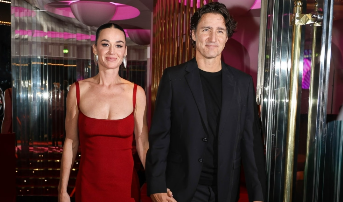 كاتي بيري وجاستن ترودو