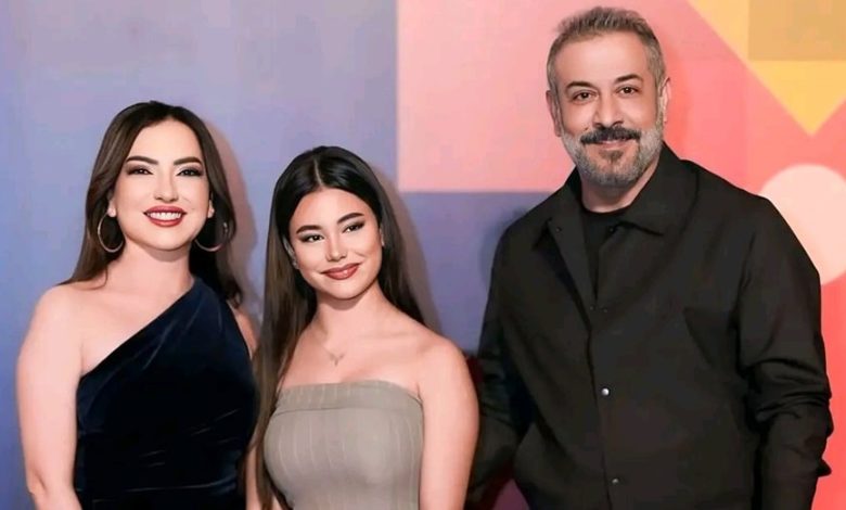 أمل عرفة وعبد المنعم عمايري